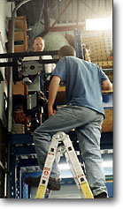 Mounting the Sensor Calibration System. Click to view larger image
